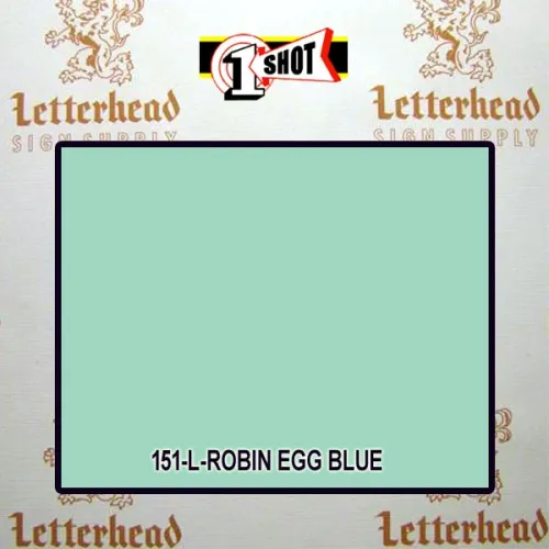 1 Shot Lettering Enamel Paint Robin Egg Blue 151L - 1/2 Pint 1 Shot Lettering Enamel Paint Robin Egg Blue 151L - 1/2 Pint