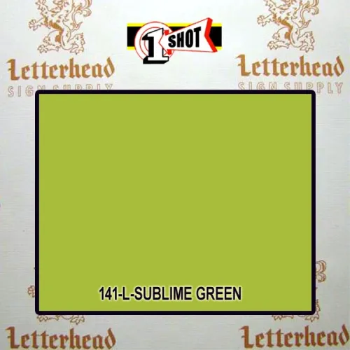 1 Shot Lettering Enamel Paint Sublime Green 141L - 1/2 Pint 1 Shot Lettering Enamel Paint Sublime Green 141L - 1/2 Pint