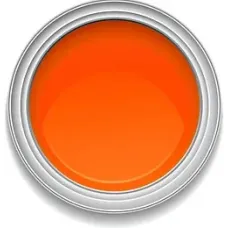 Ronan - One Stroke Lettering Enamel - Bright Orange 125 - 1/2 Pint