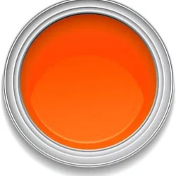 Ronan - One Stroke Lettering Enamel - Bright Orange 125 - 1/2 Pint Ronan - One Stroke Lettering Enamel - Bright Orange 125 - 1/2 Pint
