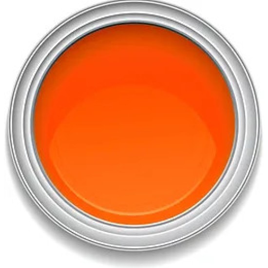 Ronan - One Stroke Lettering Enamel - Bright Orange 125 Size 1/4 Pint