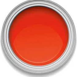 Ronan - One Stroke Lettering Enamel - Red Orange 1100 - 1/2 Pint Ronan - One Stroke Lettering Enamel - Red Orange 1100 - 1/2 Pint