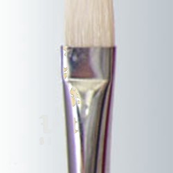 White Bristle Flat Series-210 Size 1 White Bristle Flat Series-210 Size 1