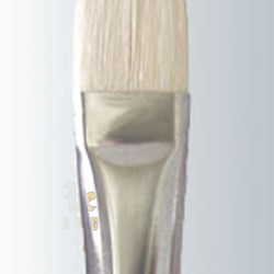White Bristle Long Handle Filbert Series-225 Size 10 White Bristle Long Handle Filbert Series-225 Size 10