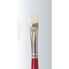 White Bristle Long Handle Angle Series-235 Size 1/8