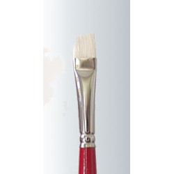 White Bristle Long Handle Angle Series-235 Size 1/2
