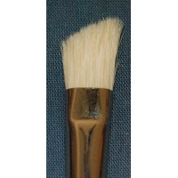 White Bristle Foliage Brush Series-237 Size 3/8 White Bristle Foliage Brush Series-237 Size 3/8