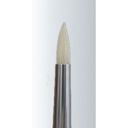 White Bristle Short Handle Round ("Touch-It") Series-240 Size 2