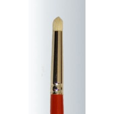 White Bristle Dome Round ("Dome") Series-245 Size 8