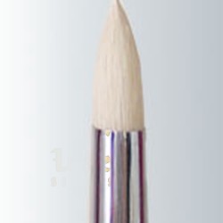 White Bristle Round Series-250 Size 1 White Bristle Round Series-250 Size 1