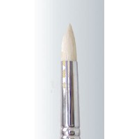 White Bristle Long Handle Round Series-255 Size 2