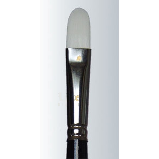 White Nylon Filbert Series-305 Size 8