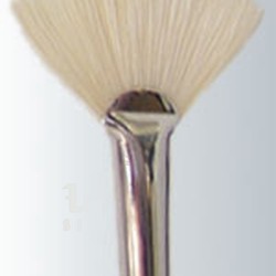 White Bristle Long Handle Fan Series-365 Size 1 White Bristle Long Handle Fan Series-365 Size 1