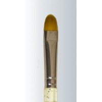 Golden Taklon Moon Filbert - Champagne Handle Series-435 Size 4 Golden Taklon Moon Filbert - Champagne Handle Series-435 Size 4