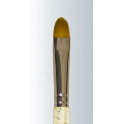 Golden Taklon Moon Filbert - Champagne Handle Series-435 Size 1 Golden Taklon Moon Filbert - Champagne Handle Series-435 Size 1
