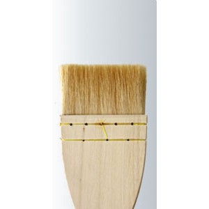 Flat Goat Hair Hake - Long Handle Series-540 Size 1