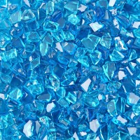 Brilliant Copper Blue Smalts Size 2 - Transp.