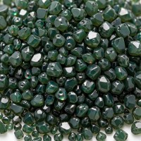 Opal Dark Green Smalts Size 2 - Transp.
