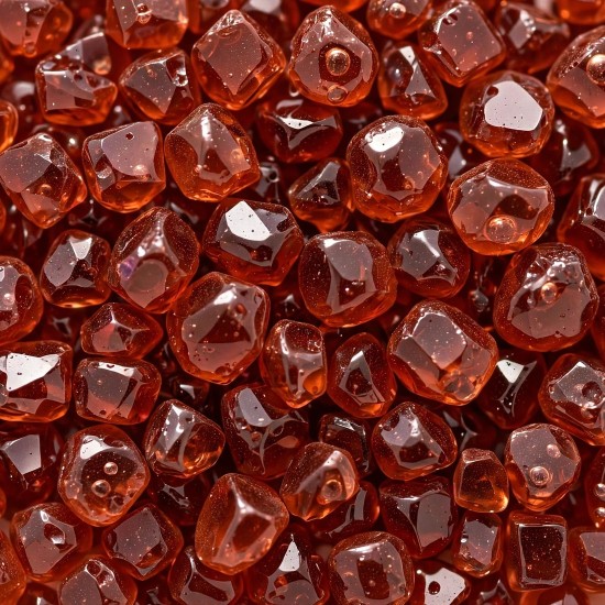Scarlet Brown Smalts Size 2 - Transp.