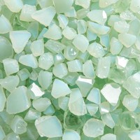 Opal Grey Green Smalts Size 2 - Transp. Opal Grey Green Smalts Size 2 - Transp.