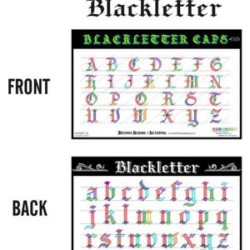 Hand Lettering Pattern - Blackletter Style Hand Lettering Pattern - Blackletter Style