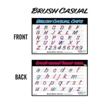 Hand Lettering Pattern - Brush Casual Style