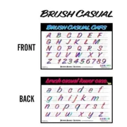 Hand Lettering Pattern - Brush Casual Style