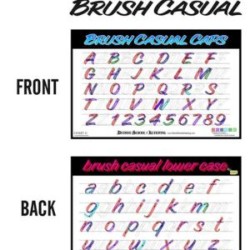 Hand Lettering Pattern - Brush Casual Style Hand Lettering Pattern - Brush Casual Style