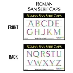 Hand Lettering Pattern - Roman Serif Capital Style Hand Lettering Pattern - Roman Serif Capital Style