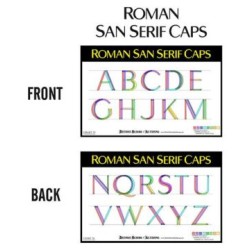 Hand Lettering Pattern - Roman Serif Capital Style Hand Lettering Pattern - Roman Serif Capital Style