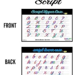 Hand Lettering Pattern - Script Style Hand Lettering Pattern - Script Style