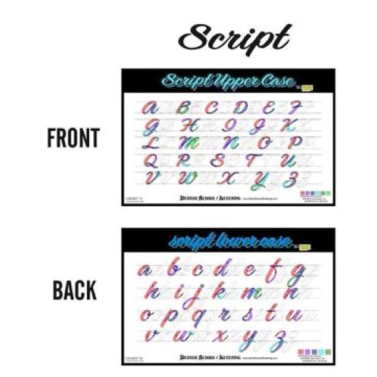 Hand Lettering Pattern - Script Style