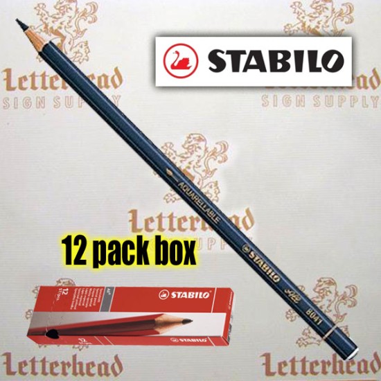 blue stabilo pencil 12 pack