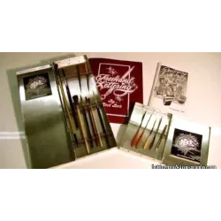 Hand Paint Stripe Gold Brush Kit - Large