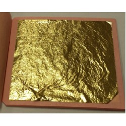 23K XX Deep Gold (Glass Press Patent) - 16g - 3-3/8" Book - Wehrung & Billmeier