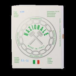 Imitation Silver (Schlagaluminum) (5,000 leaves) - 6-1/4" - Nazionale