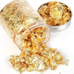 Imitation Gold Leaf Small Flake (12 grams) - Nazionale
