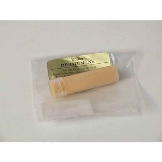 Miniatum Ink - Yellow - Kölner (5ml) - W&B Gold Leaf Miniatum Ink - Yellow - Kölner (5ml) - W&B Gold Leaf