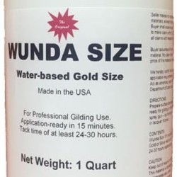 Wunda Water Based Size (Quart) - W&B Gold Leaf Wunda Water Based Size (Quart) - W&B Gold Leaf