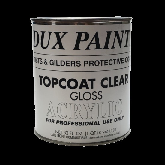 DUX Acrylic Sealer Topcoat Gloss (Quart) - W&B Gold Leaf