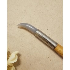 Agate Stone - Dog Tooth - Medium - Short Handle - Short Handle