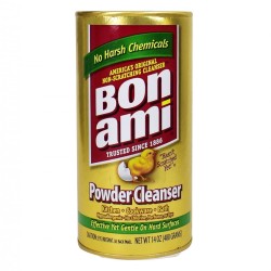 Glass Cleaning Soap - Bon-Ami Powder Original 1886 Formula (12oz) - W&B Gold Leaf Glass Cleaning Soap - Bon-Ami Powder Original 1886 Formula (12oz) - W&B Gold Leaf