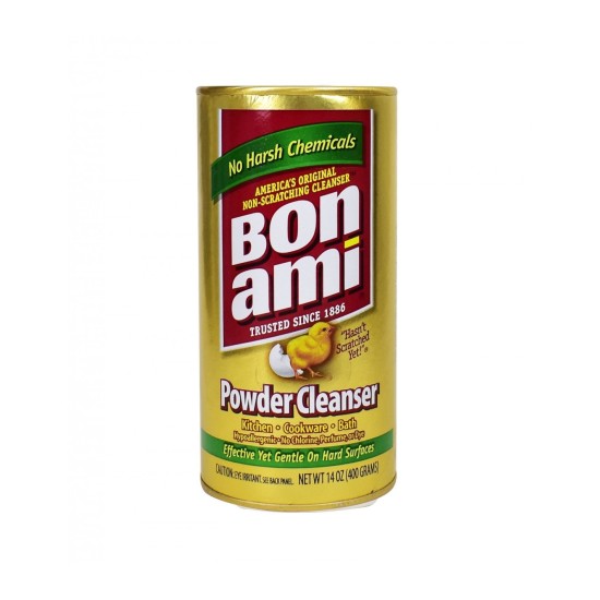 Glass Cleaning Soap - Bon-Ami Powder Original 1886 Formula (12oz) - W&B Gold Leaf