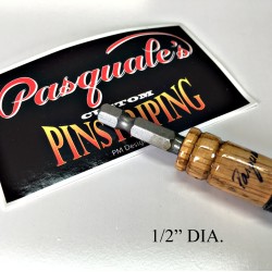1/2" Gold Leaf Spinner - Engine Turn Swirl Burnisher by PM Designs - Engine Turn Swirl Burnisher by PM Designs