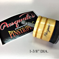 1-3/8" Gold Leaf Spinner - Engine Turn Swirl Burnisher by PM Designs - Engine Turn Swirl Burnisher by PM Designs