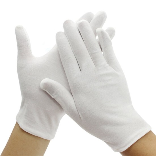 Cotton Gloves - Disposable - Small/Medium - One Pair - One Pair