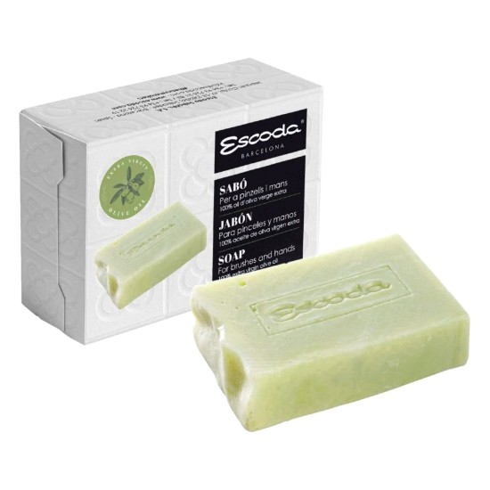 Natural Olive Oil Brush Soap (100g) - Escoda - Escoda Natural Olive Oil Brush Soap (100g) - Escoda - Escoda