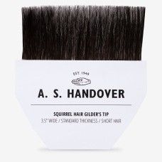 Gilding Tip - Single Short (3-1/2") - Natural Kazan Squirrel Hair - A.S. Handover - A.S. Handover