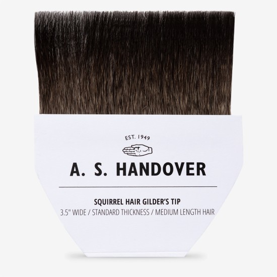 Gilding Tip - Single Medium (3-1/2") - Natural Kazan Squirrel Hair - A.S. Handover - A.S. Handover
