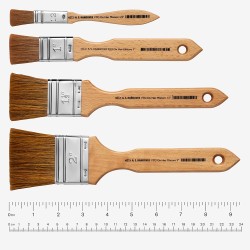 Flat Thin Ox Hair Brush (2") - A.S. Handover - A.S. Handover